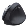 Powerton ERGO SHARK Mysz bezprzewodowa, czarna, 1600DPI