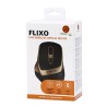 Powerton LIFE FLIXO Mysz bezprzewodowa, czarno-złota, 1600DPI