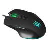 Defender Wolverine GM-700L RGB Mysz przewodowa, czarna, 12800DPI
