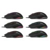Defender Wolverine GM-700L RGB Mysz przewodowa, czarna, 12800DPI