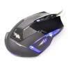 E-blue Mazer R Mysz przewodowa, czarna, 2400DPI