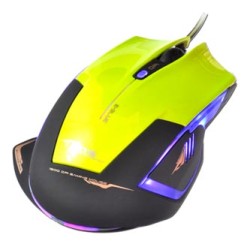 E-blue Mazer R Mysz przewodowa, zielona, 2400DPI, EOL