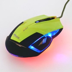E-blue Mazer R Mysz przewodowa, zielona, 2400DPI, EOL