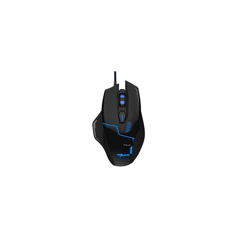 E-blue Mazer V2 Mysz przewodowa, czarna, 2500DPI