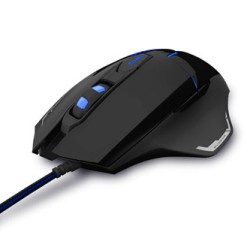 E-blue Mazer V2 Mysz przewodowa, czarna, 2500DPI