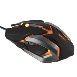 E-blue Auroza Gaming Mysz przewodowa, czarna, 4000DPI