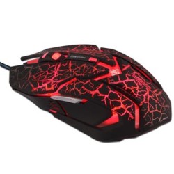 E-blue Auroza Gaming Mysz przewodowa USB, czarna, 4000DPI, e-box