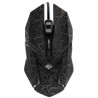 E-blue Auroza Gaming Mysz przewodowa USB, czarna, 4000DPI