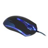 E-blue Auroza Mysz przewodowa, czarna, 3500DPI