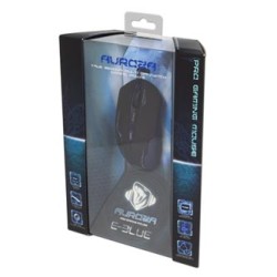 E-blue Auroza Mysz przewodowa, czarna, 3500DPI