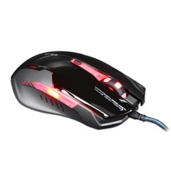 E-blue Auroza G Mysz przewodowa, czarna, 3000DPI