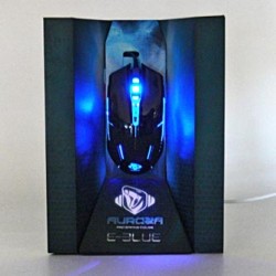 E-blue Auroza G Mysz przewodowa, czarna, 3000DPI