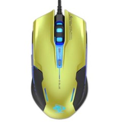 E-blue Auroza G Mysz przewodowa, zielona, 3000DPI, EOL