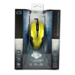 E-blue Auroza G Mysz przewodowa, zielona, 3000DPI, EOL