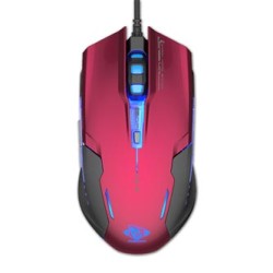 E-blue Auroza G Mysz przewodowa, czerwona, 3000DPI