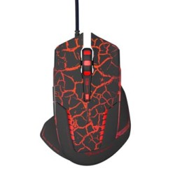 E-blue Mazer Pro Mysz przewodowa, czarno-czerwona, 2500DPI, e-box