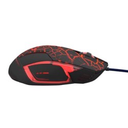 E-blue Mazer Pro Mysz przewodowa, czarno-czerwona, 2500DPI, e-box