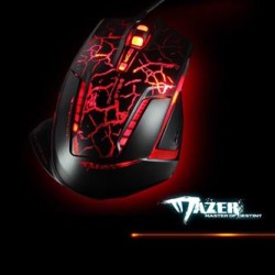 E-blue Mazer Pro Mysz przewodowa, czarno-czerwona, 2500DPI, e-box