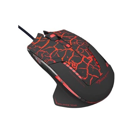 E-blue Mazer Pro Mysz przewodowa, czarno-czerwona, 2500DPI