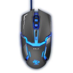 E-blue Auroza Type IM Mysz przewodowa USB, czarna, 4000DPI