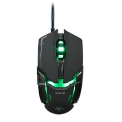 E-blue Auroza Type IM Mysz przewodowa USB, czarna, 4000DPI