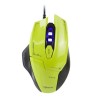 E-blue Mazer Mysz przewodowa, zielona, 2500DPI, EOL