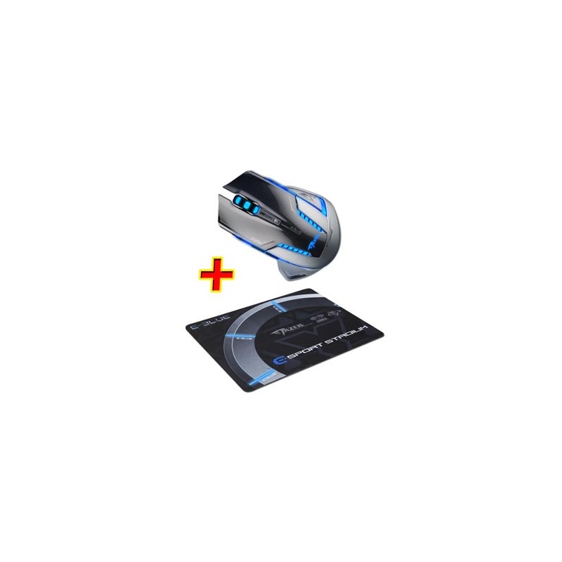 E-blue Mazer-R II Mysz bezprzewodowa, szara, 2500DPI