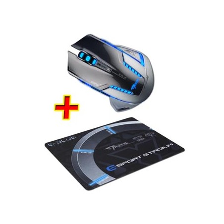 E-blue Mazer-R II Mysz bezprzewodowa, szara, 2500DPI