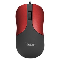 Marvo DMS002RD Mysz przewodowa, czarno-czerwona, 1200DPI