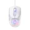 Marvo FIT LITE G1 Mysz przewodowa, biała, 12000DPI, + Prezent