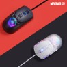 Marvo FIT LITE G1 Mysz przewodowa, biała, 12000DPI, + Prezent