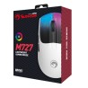 Marvo M727 Mysz przewodowa, biała, 12000DPI