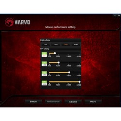 Marvo M359 Mysz przewodowa, czarna, 3200DPI