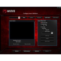 Marvo M359 Mysz przewodowa, czarna, 3200DPI