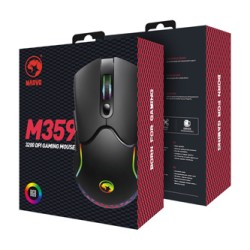 Marvo M359 Mysz przewodowa, czarna, 3200DPI