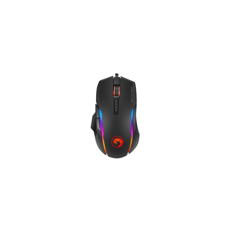 Marvo G945 Mysz przewodowa, czarna, 10000DPI