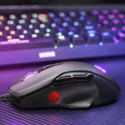 Marvo G945 Mysz przewodowa, czarna, 10000DPI