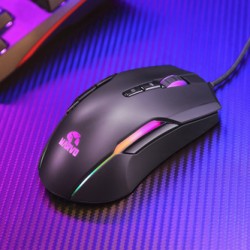 Marvo G945 Mysz przewodowa, czarna, 10000DPI