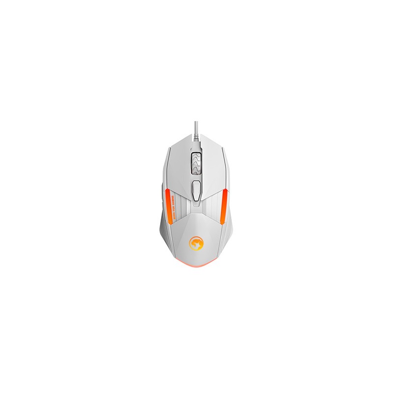 Marvo M291 Mysz przewodowa, biała, 6400DPI