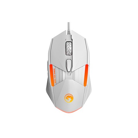 Marvo M291 Mysz przewodowa, biała, 6400DPI