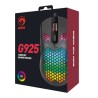 Marvo G925 Mysz przewodowa, czarna, 12000DPI