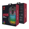 Marvo G925 Mysz przewodowa, czarna, 12000DPI