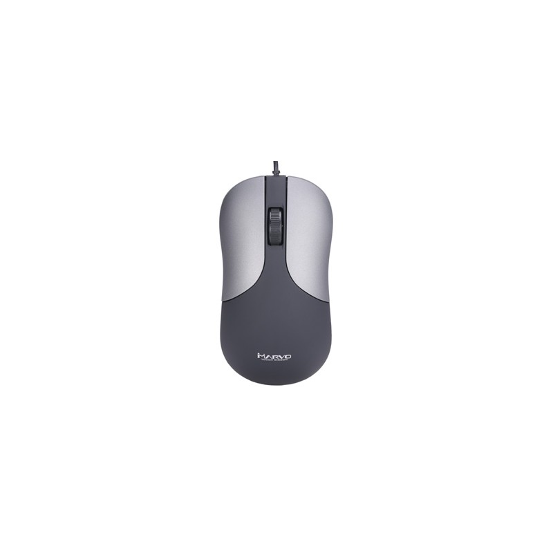 Marvo DMS002GY Mysz przewodowa, szara, 1200DPI