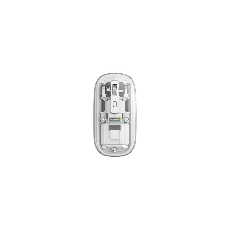 Marvo PRISM B10 White Mysz bezprzewodowa, biała, 1600DPI