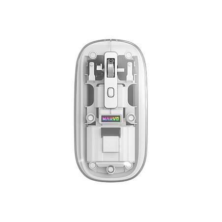 Marvo PRISM B10 White Mysz bezprzewodowa, biała, 1600DPI