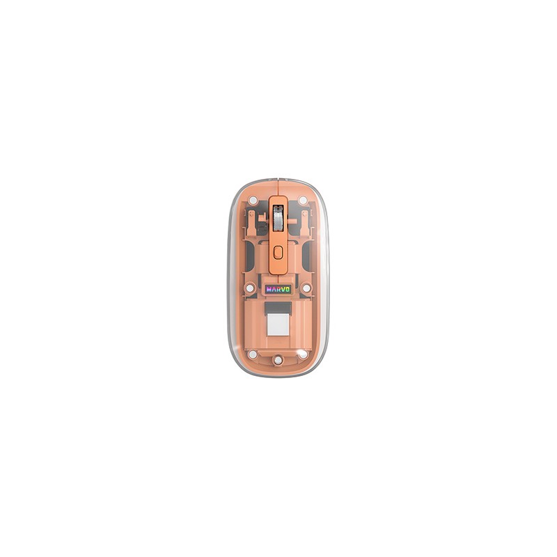 Marvo PRISM B10 Orange Mysz bezprzewodowa, pomarańczowa, 1600DPI