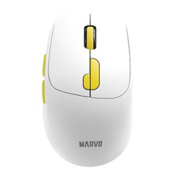 Marvo M809W Mysz bezprzewodowa, biała, 1600DPI
