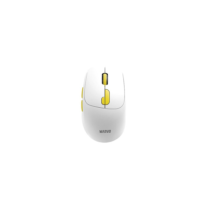 Marvo M809W Mysz bezprzewodowa, biała, 1600DPI
