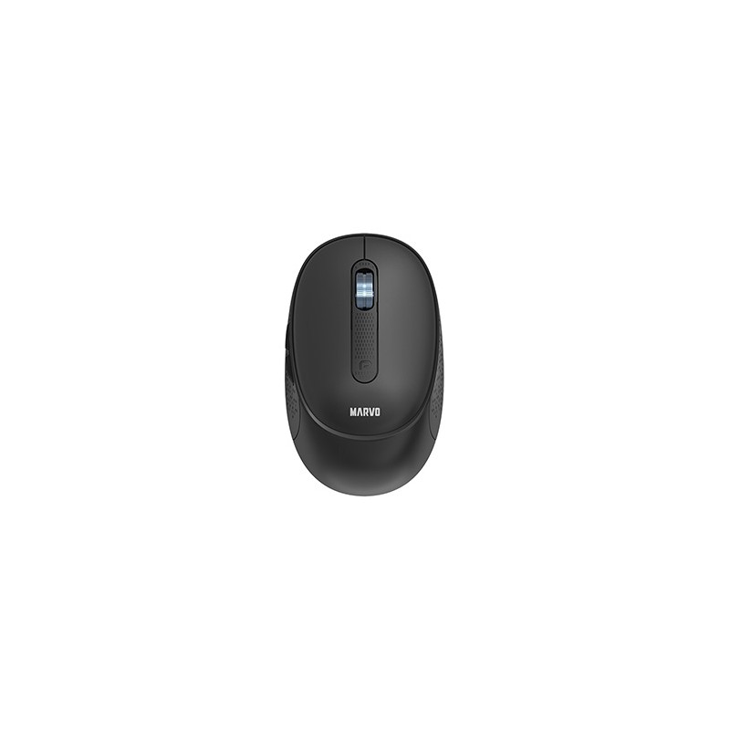 Marvo WM111 BK Mysz bezprzewodowa, czarna, 1600DPI