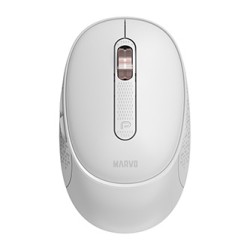 Marvo WM111 SW Mysz bezprzewodowa, srebrna, 1600DPI